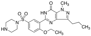 N-Desmethyl Sildenafil - Chemical structure and product image
