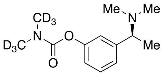 Desmethyl Rivastigmine-d6 L-Tartrate - Chemical structure and product image