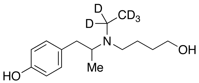 O-Desmethyl Mebeverine Alcohol-d5 - Chemical structure and product image