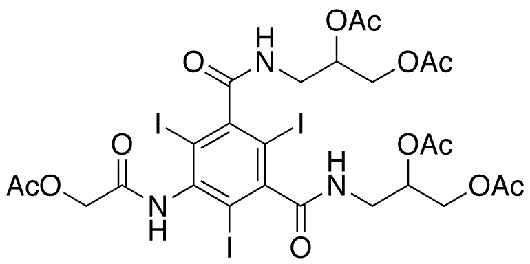 N-Desmethyl Iomeprol Pentaacetate - Chemical structure and product image