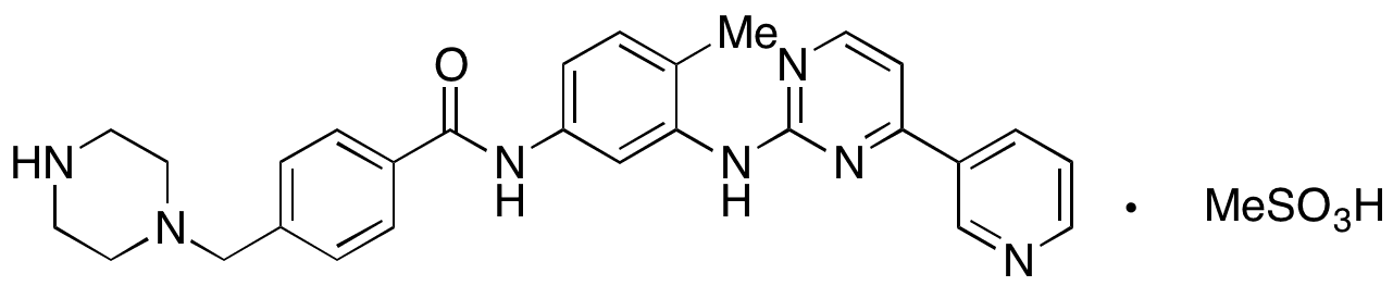 N-Desmethyl Imatinib Mesylate - Chemical structure and product image