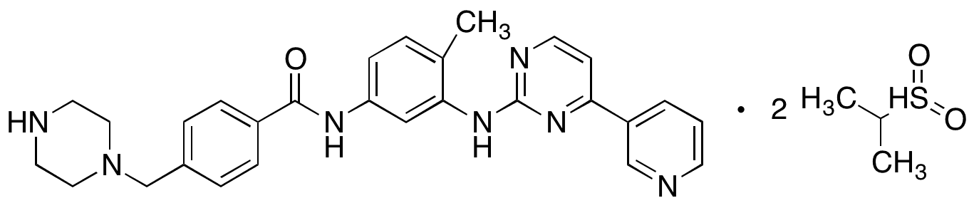 N-Desmethyl Imatinib Dimesylate - Chemical structure and product image