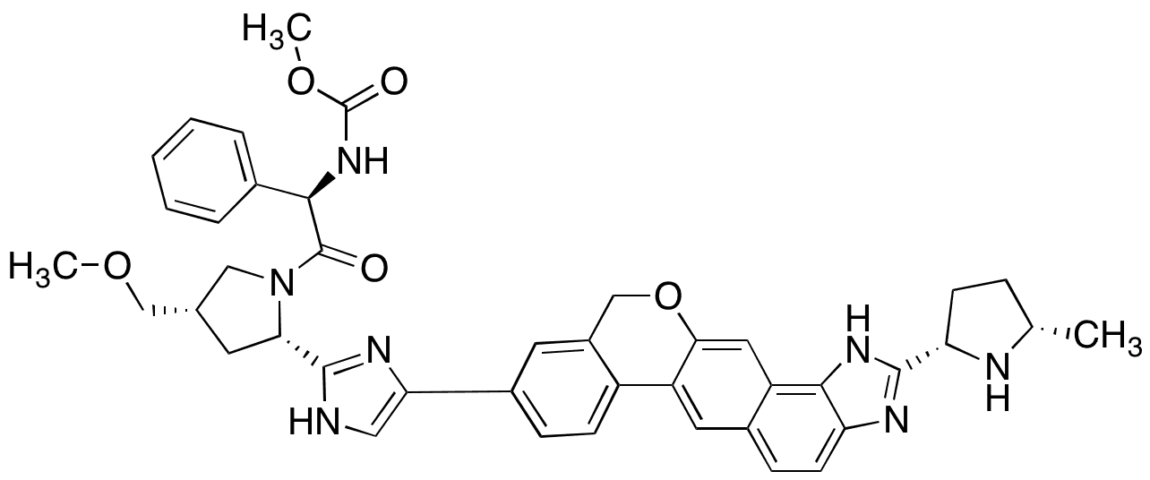 Des(N-methoxycarbonyl)-L-valine) Velpatasvir - Chemical structure and product image