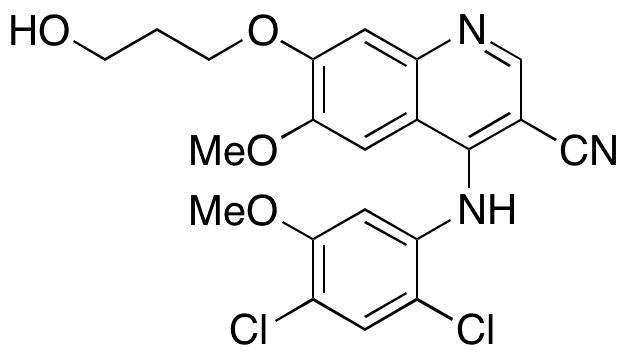 N-Desmethylpiperazine Hydroxy Bosutinib - Chemical structure and product image