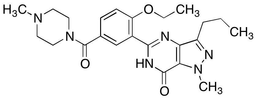 Desmethyl Fondenafil - Chemical structure and product image