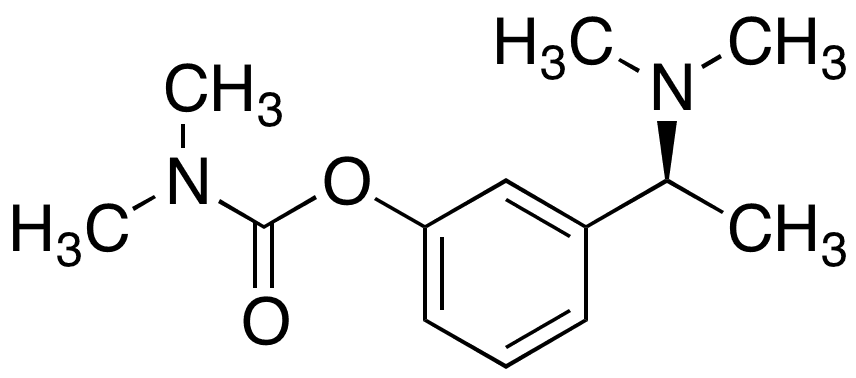 N-Desethyl N-Methyl Rivastigmine - Chemical structure and product image