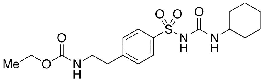 N-Des(5-methylpyrazinecarbonyl)-N-ethylcarboxyl Glipizide - Chemical structure and product image