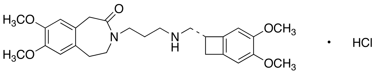 N-Demethyl Ivabradine Hydrochloride - Chemical structure and product image