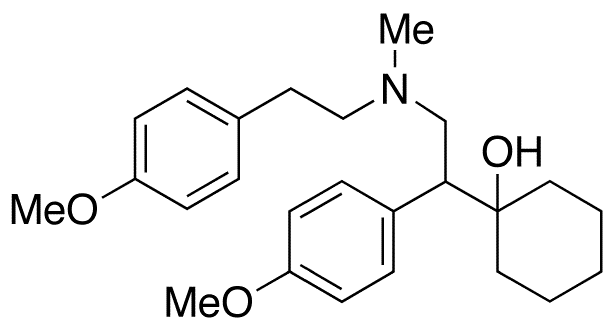 rac N-Desmethyl-N-(4-methoxyphenethyl) Venlafaxine - Chemical structure and product image