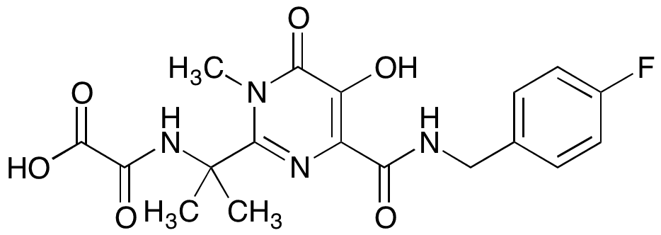 2-Des(5-methyl-1,3,4-oxadiazole-2-carboxamide) 2-(2-Amino-2-oxoacetic Acid) Raltegravir - Chemical structure and product image