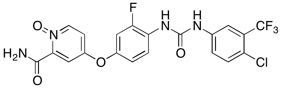 N-Desmethyl Regorafenib (Pyridine)-N-oxide - Chemical structure and product image