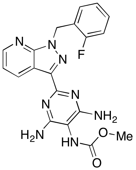 N-Desmethyl Riociguat - Chemical structure and product image