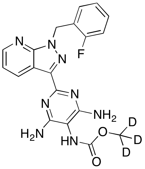 N-Desmethyl Riociguat-d3 - Chemical structure and product image