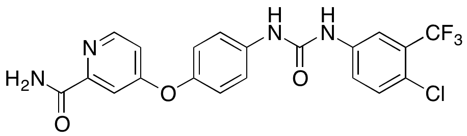 N-Desmethyl Sorafenib - Chemical structure and product image