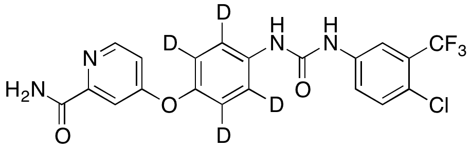 N-Desmethyl Sorafenib-d4 - Chemical structure and product image