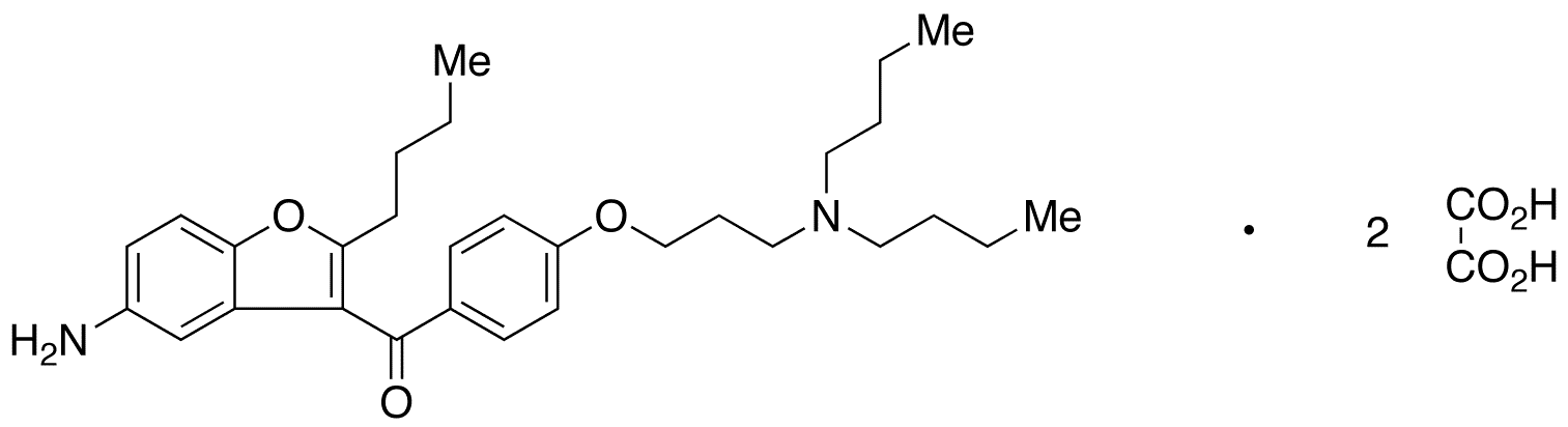 Des(methylsulfonyl) Dronedarone Oxalate - Chemical structure and product image