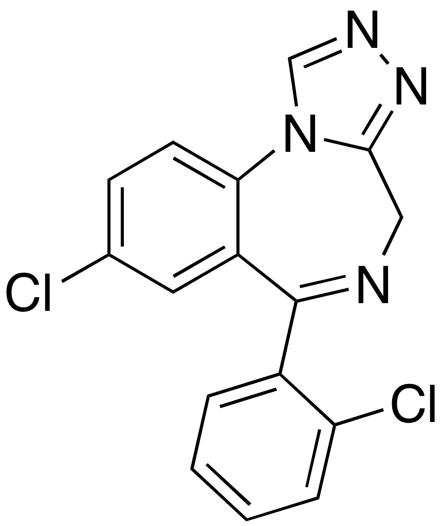 1-Desmethyl Triazolam - Chemical structure and product image