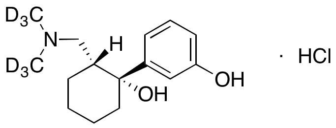 O-Desmethyl Tramadol-d6 Hydrochloride - Chemical structure and product image