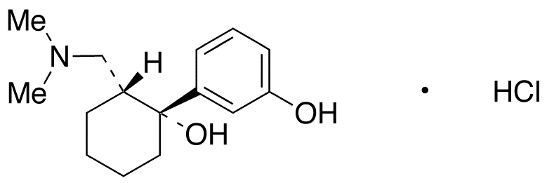 (+)-O-Desmethyl Tramadol Hydrochloride - Chemical structure and product image