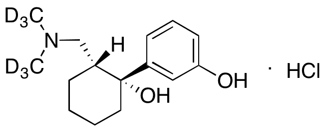 (+)-O-Desmethyl Tramadol-d6 Hydrochloride - Chemical structure and product image