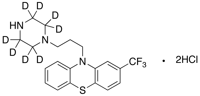 N-Desmethyl Trifluoperazine-d8 Dihydrochloride - Chemical structure and product image