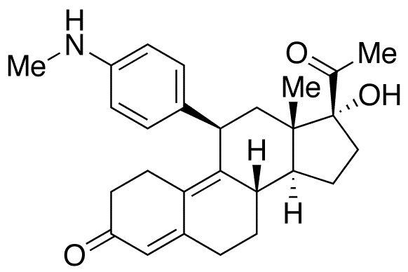 N-Desmethyl Ulipristal - Chemical structure and product image