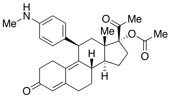 N-Desmethyl Ulipristal Acetate - Chemical structure and product image