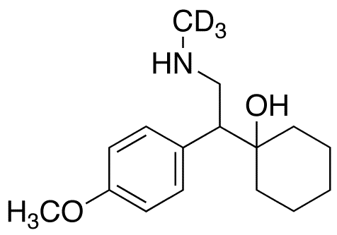 rac N-Desmethyl Venlafaxine-d3 - Chemical structure and product image