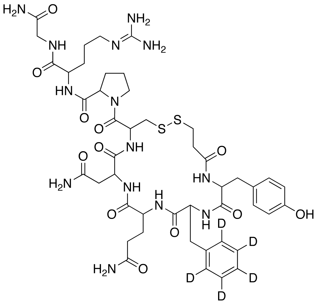 Desmopressin-d5 - Chemical structure and product image