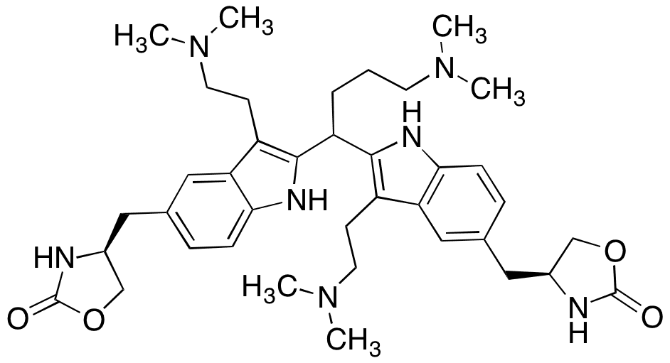 (N,N-Dimethyl-1-butanamine) Zolmitriptan Dimer - Chemical structure and product image
