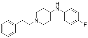 Despropionyl p-Fluoro Fentanyl - Chemical structure and product image