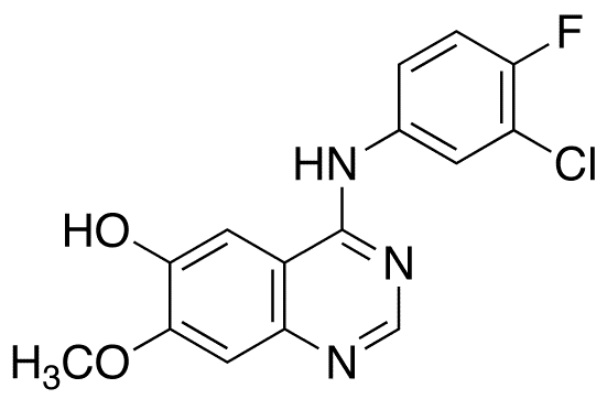 O-Desmorpholinopropyl Gefitinib - Chemical structure and product image