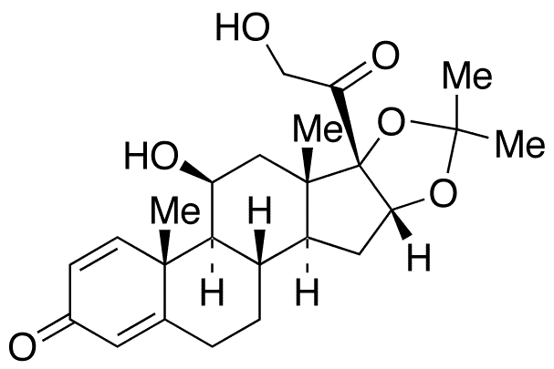 Desonide - Chemical structure and product image