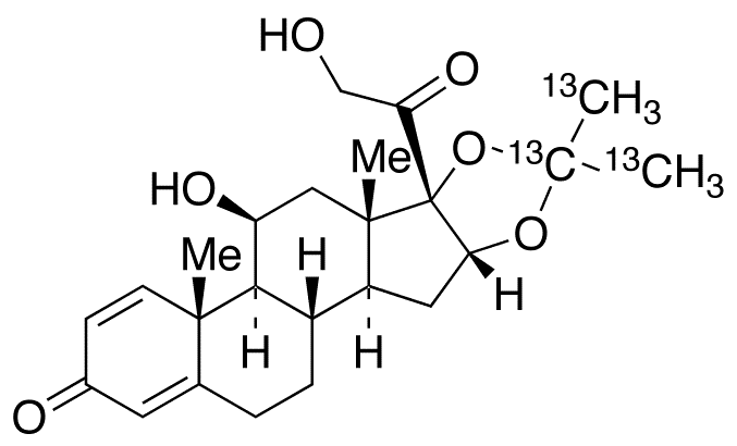 Desonide-13C3 - Chemical structure and product image