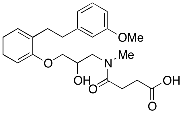 O-De-4-oxobutanoic Acid N-Demethly-N-4-oxobutanoic Acid Sarpogrelate - Chemical structure and product image