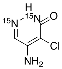 Desphenyl Chloridazon-15N2 - Chemical structure and product image
