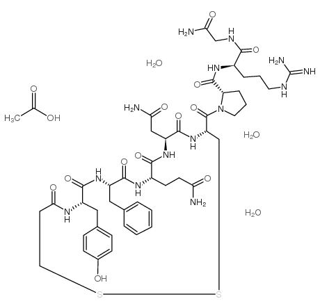 Desmopressin acetate trihydrate - Chemical structure and product image