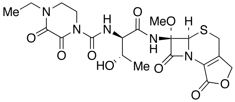 Desphenol 1-Hydroxyethyl Cefoperazone Furolactone - Chemical structure and product image