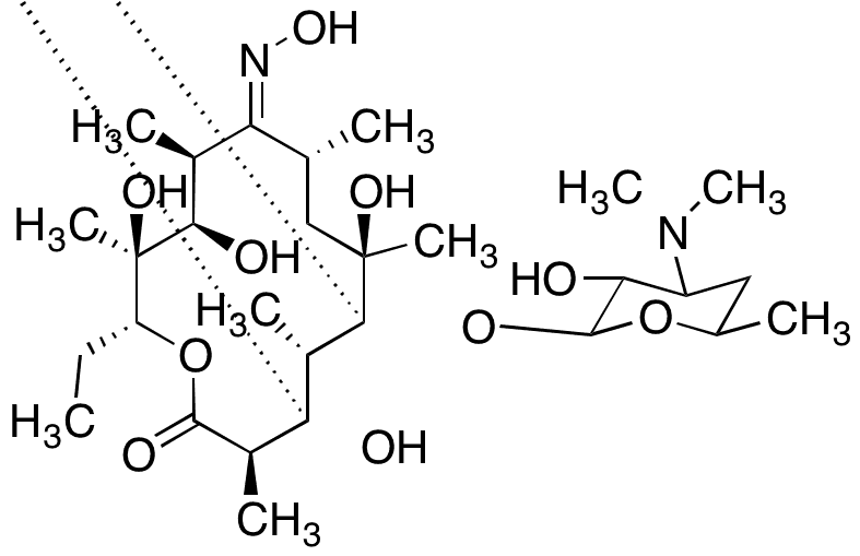 5-O-Desosaminylerythronolide A Oxime - Chemical structure and product image