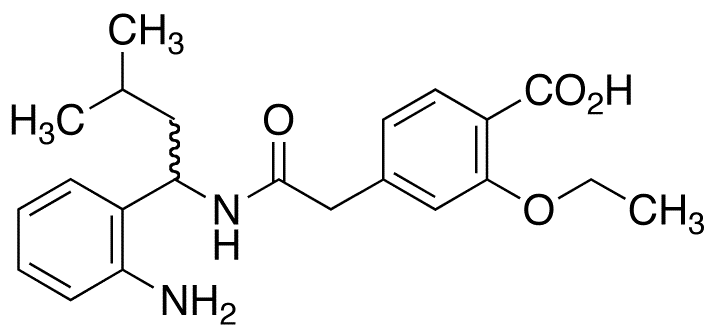rac-2-Despiperidyl-2-amino Repaglinide - Chemical structure and product image