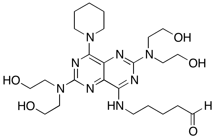 4-Despiperidinyl-4-(5-oxopentylamino) Dipyridamole - Chemical structure and product image