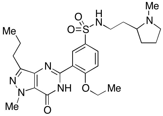 Despropoxy Ethoxy Udenafil - Chemical structure and product image