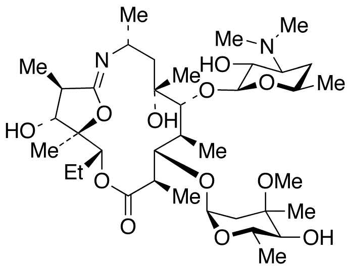 N-Despropyl Gamithromycin 10,13-Imino Ether - Chemical structure and product image