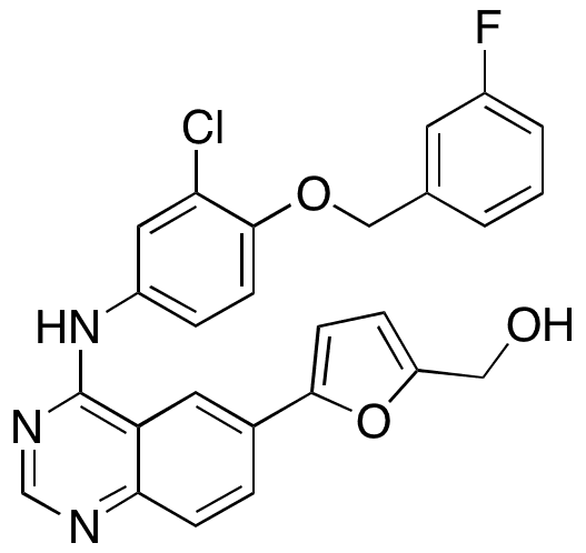Des(sulfonylethyl)amino Hydroxy Lapatinib - Chemical structure and product image