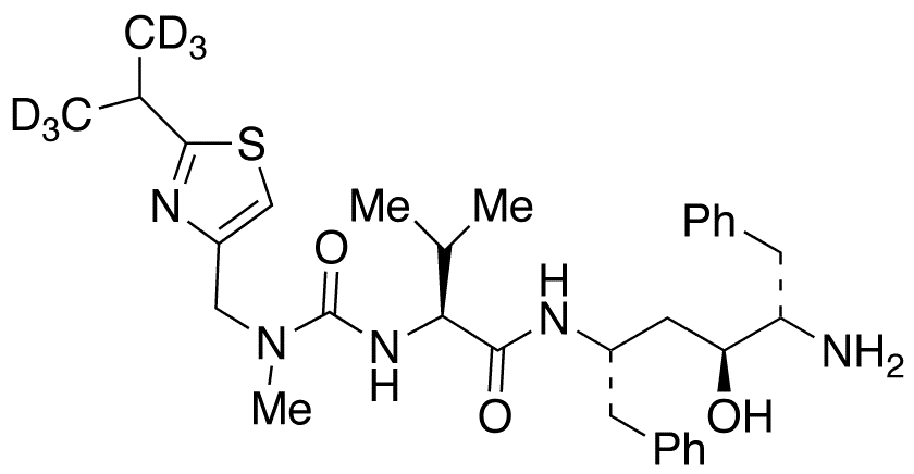 Desthiazolylmethyloxycarbonyl Ritonavir-d6 - Chemical structure and product image