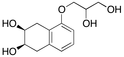 3-Destertbutylamino-3-hydroxy Nadolol - Chemical structure and product image