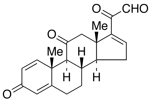 16,21-Didehydro 17-Dehydroxy Prednisone - Chemical structure and product image