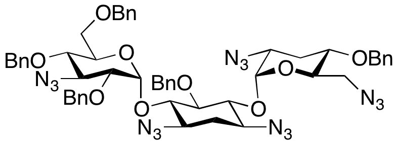 Despentamino Pentazido Tobramycin Pentabenzyl Ether - Chemical structure and product image