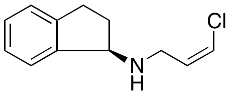 N-Despropargyl N-(1-Chloroprop-1-ene) Rasagiline - Chemical structure and product image