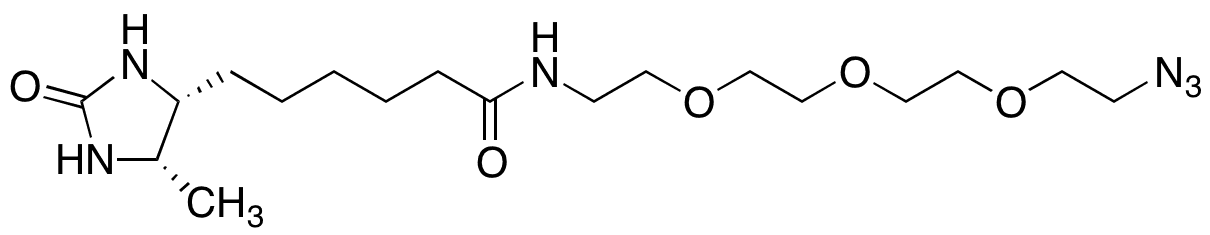 Desthiobiotin-TEG Azide - Chemical structure and product image